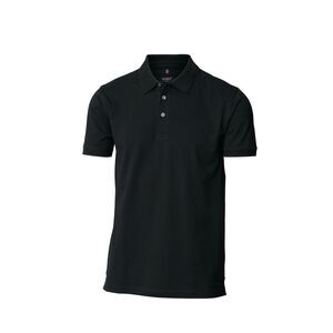 Nimbus Mens Harvard Stretch Deluxe Polo Shirt / Black